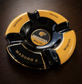 Cohiba Maduro 5 Round Cigar Ashtray (Yellow & Black)