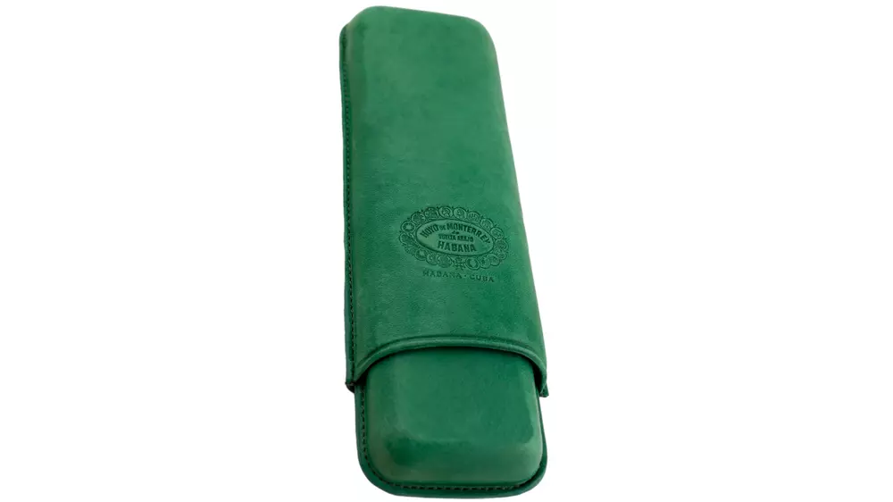 Hoyo de Monterrey 2-Cigar Case ( Green)
