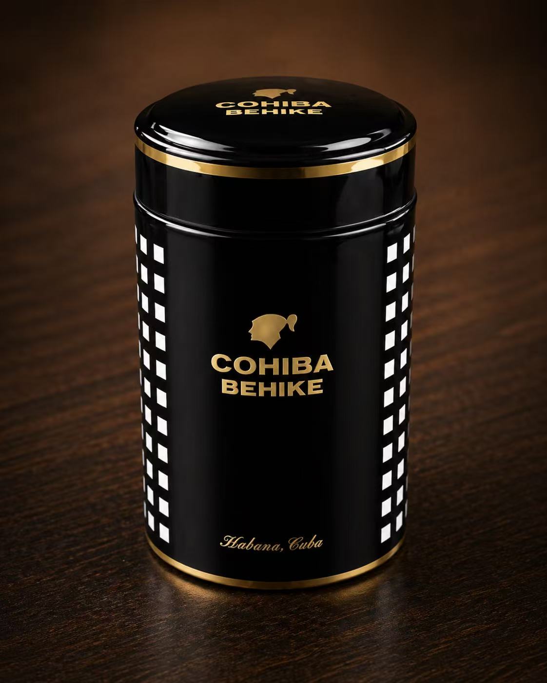 Cohiba behike jar (black)