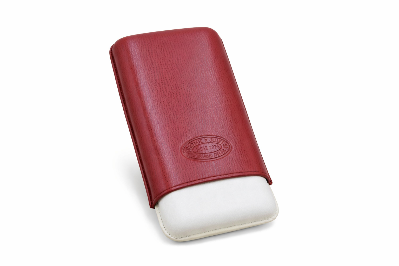 Romeo y Julieta 3-Cigar Case (Red & White)