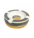 Cohiba Round Cigar Ashtray (Black & White Checkered / Yellow)