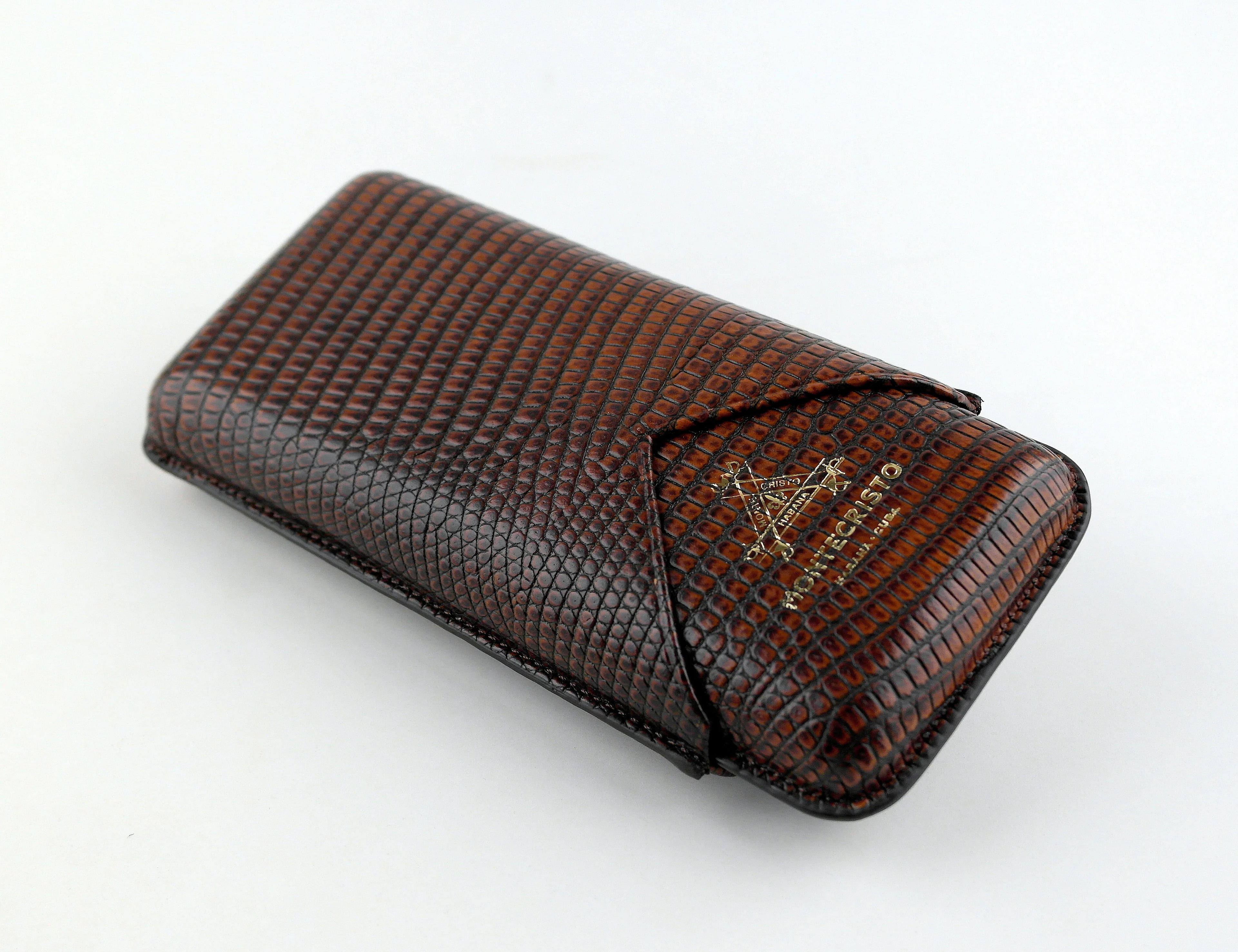 Montecristo 3-Cigar Case – Brown