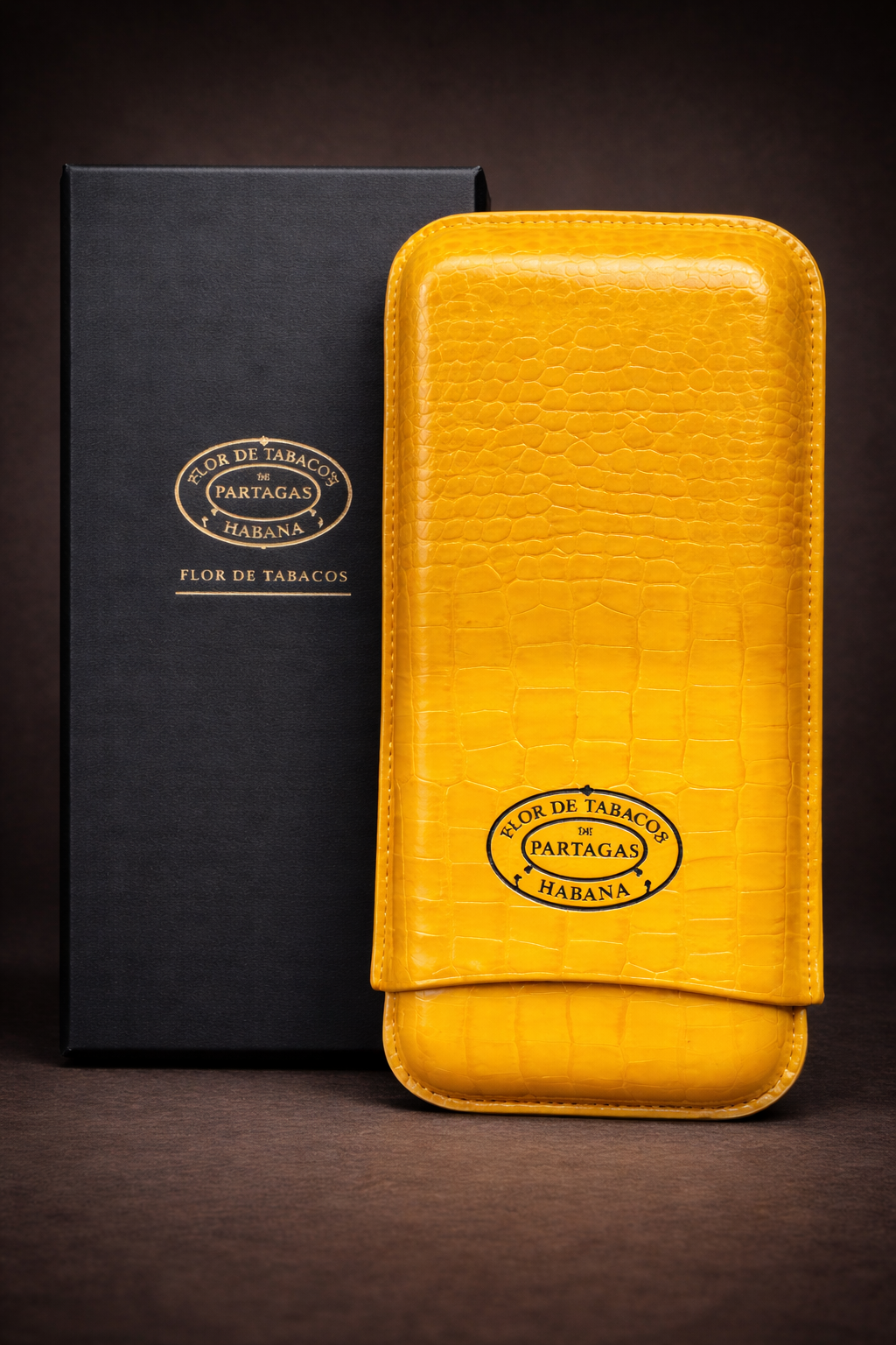 Partagás 3-Cigar Case (Yellow)